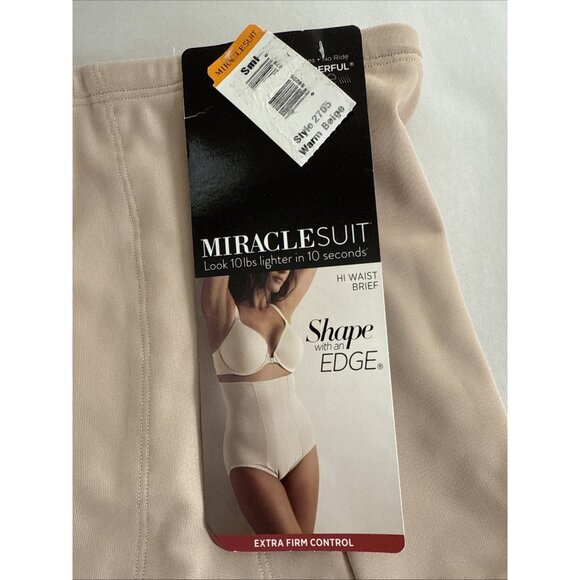 Miraclesuit Size Small Nude Extra Firm Control Wonderful Edge Hi-Waist Shapewear - Picture 4 of 6